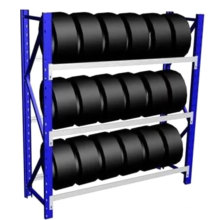 Customization stacking racks shelves Industrial tire rolling pallet rack